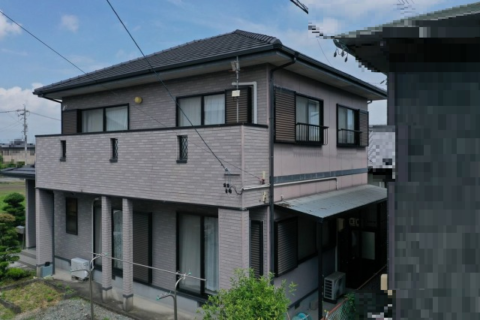 明和町の住宅を塗装工事しました／工事着工～工事完工までのご紹介