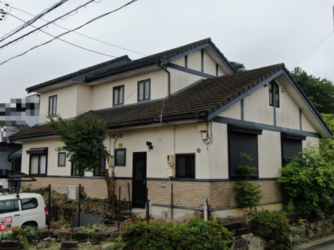 松阪市内で外壁塗装と火災保険をご検討中のお客様宅へお伺いしました