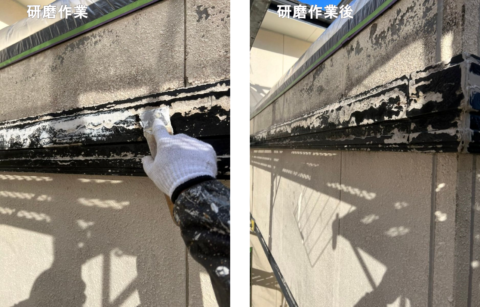 松阪市で施工した付帯部塗装工事の様子をご紹介します