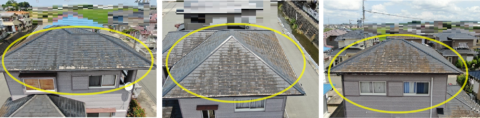 屋根の現状
